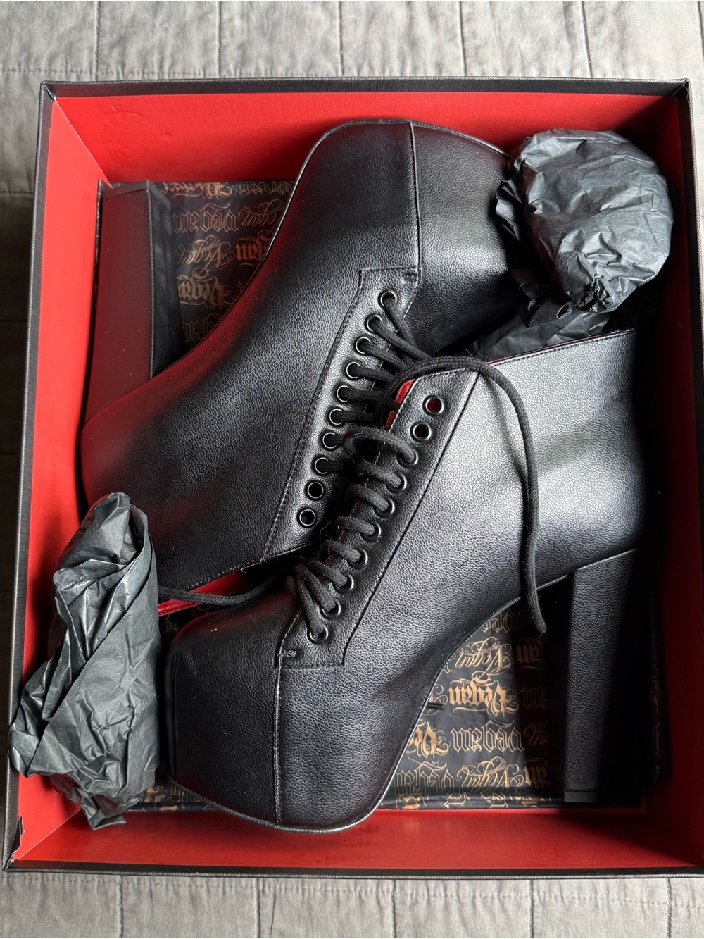 Von D Shoes - Trooper Lace-Up Platform Boot
